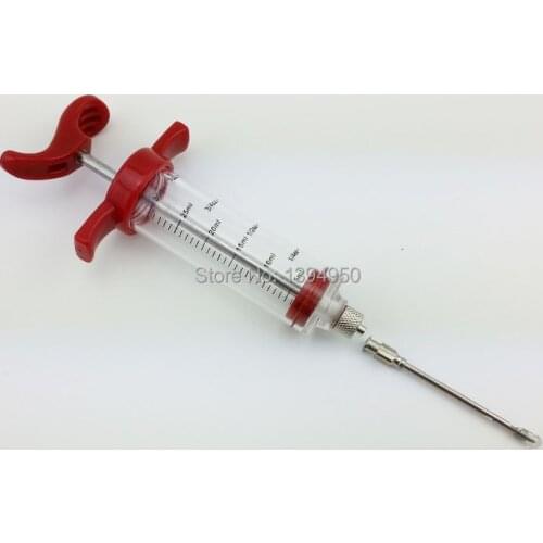 Cooking Tool BBQ Accessories barbecue grill accessory 1OZ Marinade Injector with 3" marinading needle,stainless steel needle