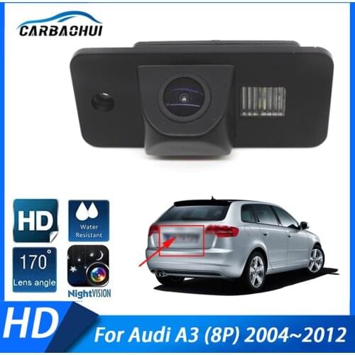 HD Vehicle Back up Parking camera Car Reverse Rear View Camera For Audi A3 (8P) 2004 2005 2006 2007 2008 2009 2010 2011 2012