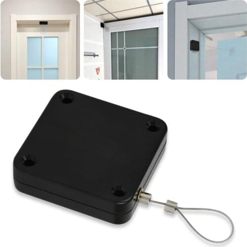 Office Interior Doors Kitchen Bathroom Doors Sliding Double Doors Punch-free Automatic Sensor Door Closer Automatically Close