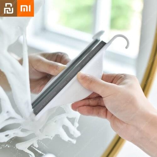Xiaomi Mini Wiper Bathroom Glass Tile Cleaner Mirror Defogging Dust Removal Pool Cleaning Brush Household Small Cleaning Shovel