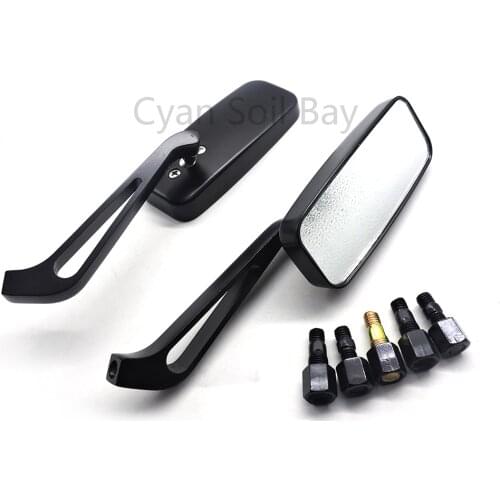 Motorcycle Side Rear View Mirrors Motorbike Black Rearview Mirror Motocross Side Mirror ATV Moto Dirt Pit Bike Accessories
