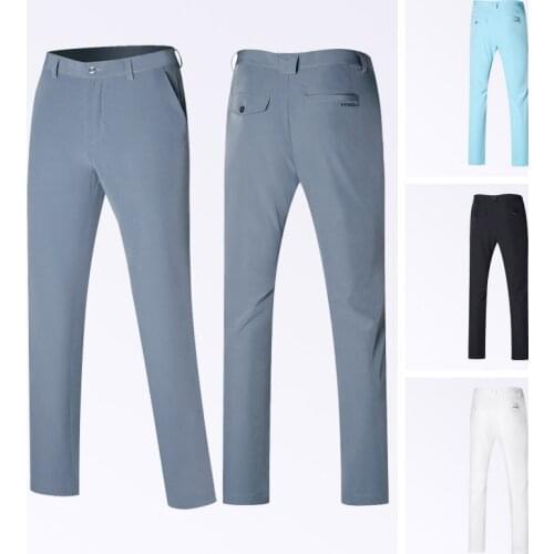 MenS Golf Clothes Pants, Elastic, Quick-Drying, Breathable, Sweat-Absorbent Sports Trousers