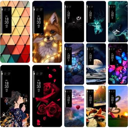 Cartoon Flower Cute Print Soft TPU Phone Case Cover For Meizu Pro 7 Pro7 Plus Fundas Phone Case For Meizu Pro7 Pro 7 Plus Cover
