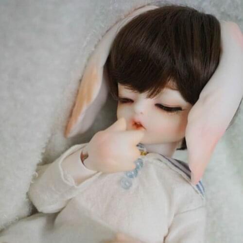 Send makeup bjd/sd doll fallen angels 6 points Bunny Honey drop ears rabbit
