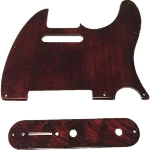 1pcs new Hand-made ailanthus wood Guitar Pickguard #3539