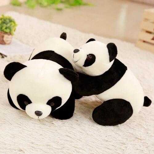 Super Soft Stuffed Animal Panda Black White Plush Pillow Cartoon Creativity Sofa Bedd Back Cushion Pillows For Kids Adult Gift