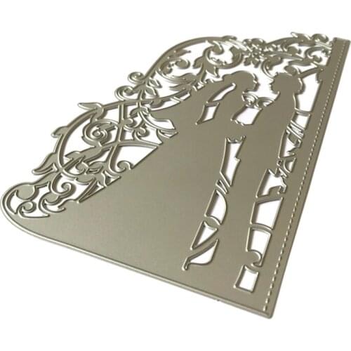 Wedding Bride Groom Metal Cutting Dies Stencil Scrapbooking DIY Album Stamp Card