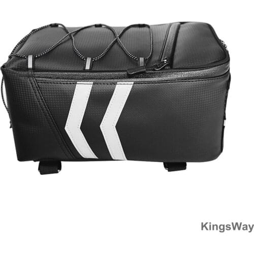 9L Bike Rear Carrier Bag Waterproof Bicycle Rack Pack Bag Trunk