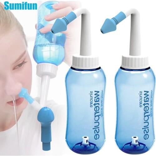 1set Nasal irrigator Rinse Bottle Wash Cleaner Nose Protector Avoid Allergic Rhinitis Adults Children Neti Pot 300ML Health Care