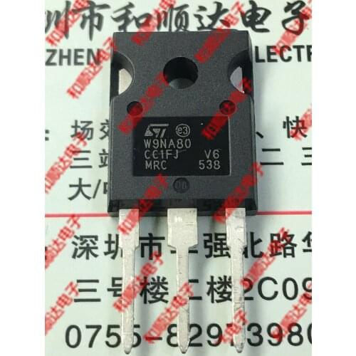 10pcs/lot W9NA80 STW9NA80 New stock TO-247 800V 9.1A