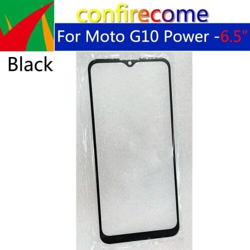 10Pcs\Lot For Motorola Moto G10 Power Touch Screen Panel LCD Front Outer Glass Lens Replacement