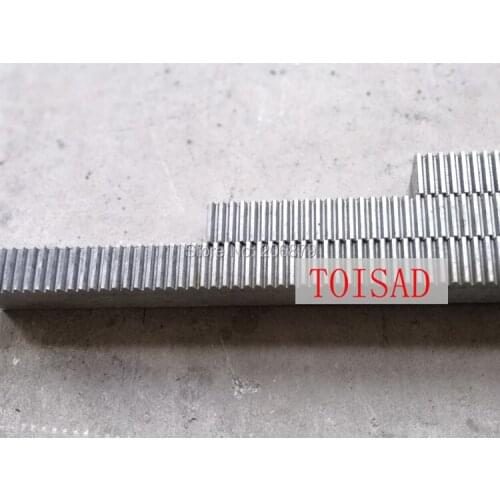 5Pcs 1.5M Mold 16*16*1000MM Gear Rack Precision CNC Rack Straight Teeth Toothed Rack +5pcs 1.5M0d 12Teeth