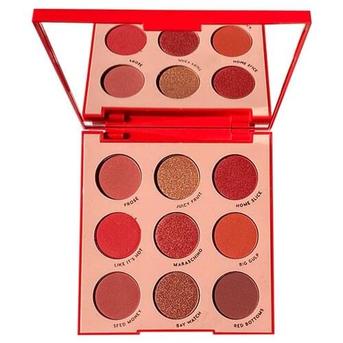 9 Color Fruit Eyeshadow Makeup Lovely Light Flash Coconut Honey Peach Orange Eye Shadow Palette Pink Eye shadow Palette