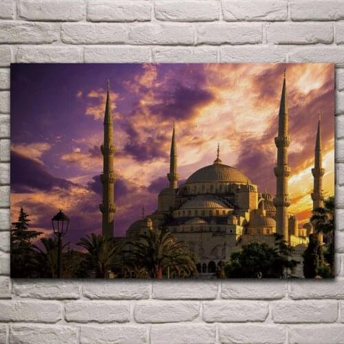 Hagia Sophia architecture sky classic building landscape posters on the wall picture home living room decoration bedroom KJ702