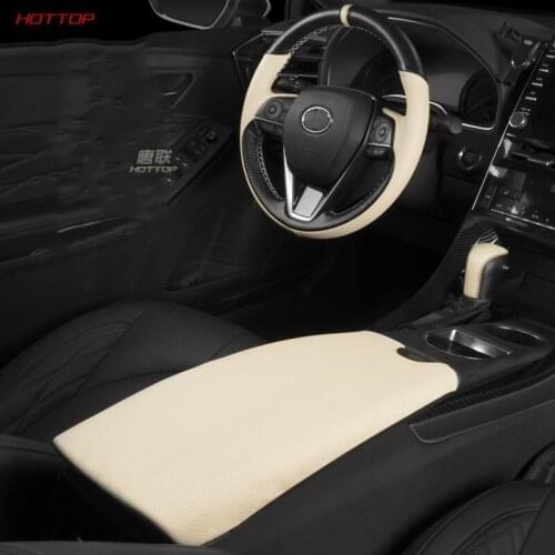 For Toyota Avalon 2019 2020 Sew Steering Wheel Cover Armrest Box Sets Shift Knob Cover Interior