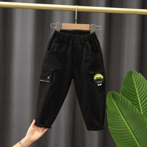 CHIUYA Black Trousers For Boys