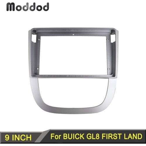 Double Din Fascias for BUICK GL8 FIRST LAND 2006-2012 9 Inch Stereo Panel GPS Dash Kit Dashboard Installation Trim Frame Radio