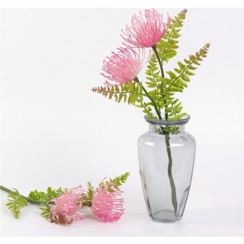 European Style Artificial Plastic Chrysanthemum Needle Pad Flower Wedding Holding Flower Home Vase Flower Arrangement Decoration