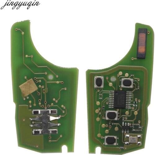 Jingyuqin 100X Car Remote Key Electronic Circuit Board for Chevrolet Malibu Cruze Aveo Sail 2/3/4/5 Button 315/433MHz PCF7937E