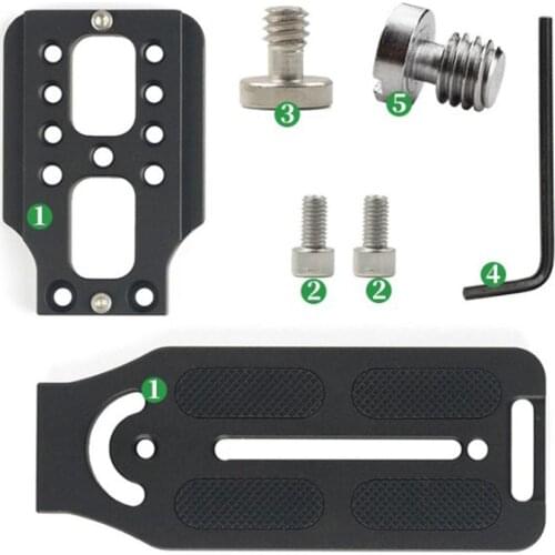 DSLR Camera L Bracket Vertical Horizontal Switching Tripod Head Quick Release Plate For Canon EOS 80D T6 5D Mark I 6D D800