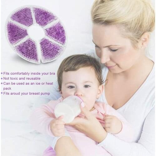 Breast Therapy Pad Bead Ice Gel Pack Hot Cold Massager For Nursing Mother Breast Problem Relaxation