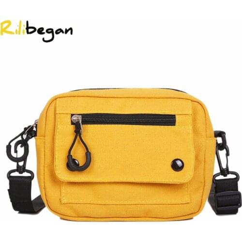 Fashion Cute Women Crossbody Bag High Quality Concise Canvas Shoulder Bag for Women Travel Phone Bag Handle Bag for Female