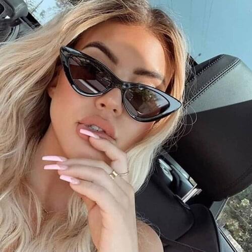 Fashion Cat Eye Sunglasses Women Brand Designer Luxury Sun Glasses For Women Pink Small Shades Female Lady