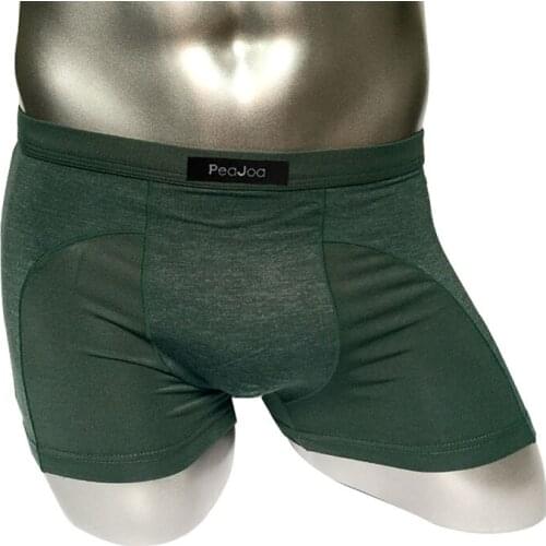 Men Boxer Shorts Underwaer Softy Fashion Cotton U Convex Pouch Sexy Comfort Cueca Boxer Men Trunks