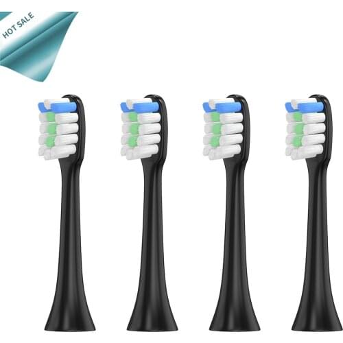 4pcs Soocas X3 X1 Toothbrush Heads for Xiaomi Mijia Sonic Electric Ultrasonic 3D High-density Electric Tooth Brush Heads