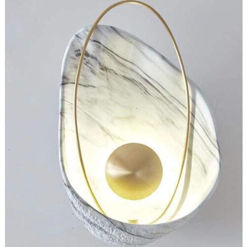 Shell wall lamp LED bulb Wall light latest design Resin Wall lamp bedside bedroom living room hotel project