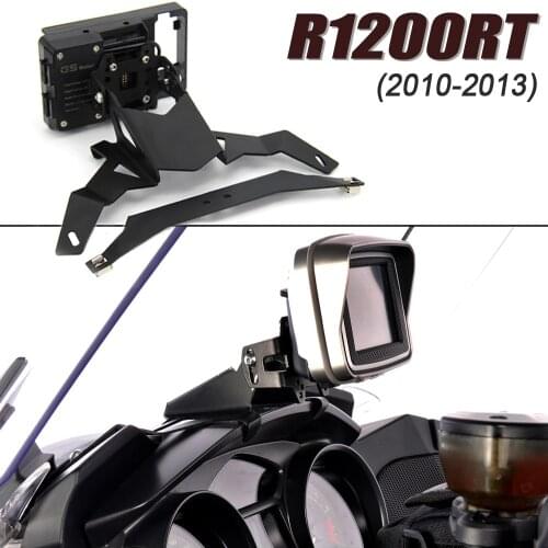New Navigation Bracket Motorcycle For BMW R 1200 RT 2013 2012 2011 2010 R1200RT GPS Navigator USB Charging Phone Holder
