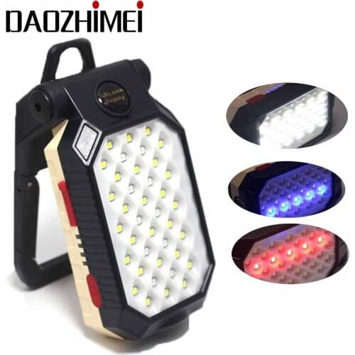 20W Portable Rechargeable COB Worklight Lamp LED Work Lamp USB Outdoor Emergency Lamp Car Flashlight Camping Light