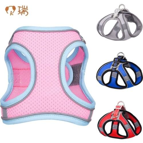 Dog Chest Harness Reflective And Breathable Dog Leash Adjustable Pull Leash Dog Cat Accessories for Xmall Small and Medium Dogs