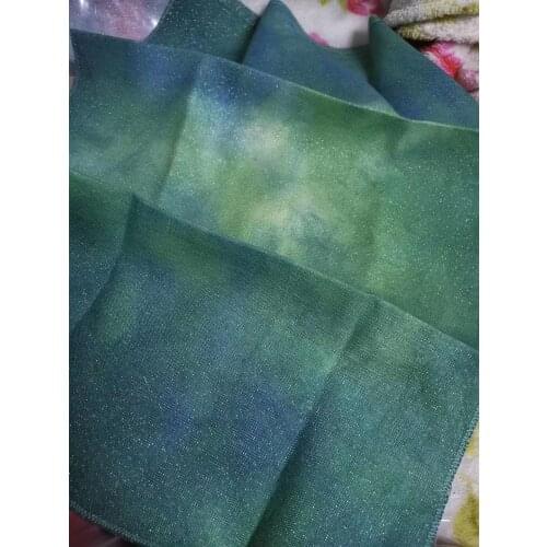 Top Aida 28ct 14ct Metallic aida germany zw cotton cross stitch fabric canvas DIY hand stitches embroidery 45-70cm 1