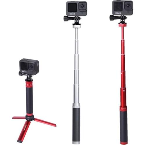 Extension Rod Selfie Stick for DJI POCKET 2 GoPro 9 OM 4 Osmo Action Insta360 One R Handheld Gimbal Retractable Aluminum Alloy
