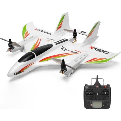 WLtoys XK X450 2.4G 6CH 3D 6G RC Airplane Brushless Vertical Takeoff With LED Light RC Glider Fixed Wing RC Aircraft RTF RC Toys