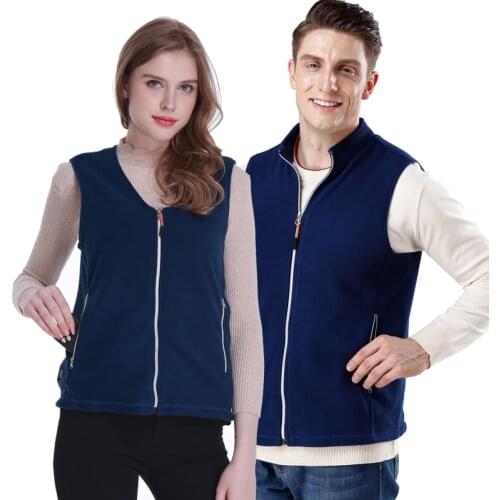 Mens Smart Heating Cotton Vest USB Infrared Electric Heating Vest Autumn WinterWomen Outdoor Flexible Thermal Winter Warm Jacket