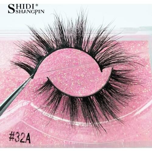 1 Pair 3D Mink Lashes Natural Hair Long Lashes winged Eyelashes Dramatic Lashes Thick Mink False EyeLashes Makeup Fluffy Lashes