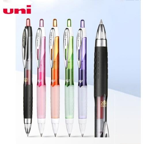 1pcs Japanese Uni Press Type Gel Pen Umn-207/umn-207F Soft Grip 0.5mm/0.7mm Gel Pen Student Signature/pen for Business Office