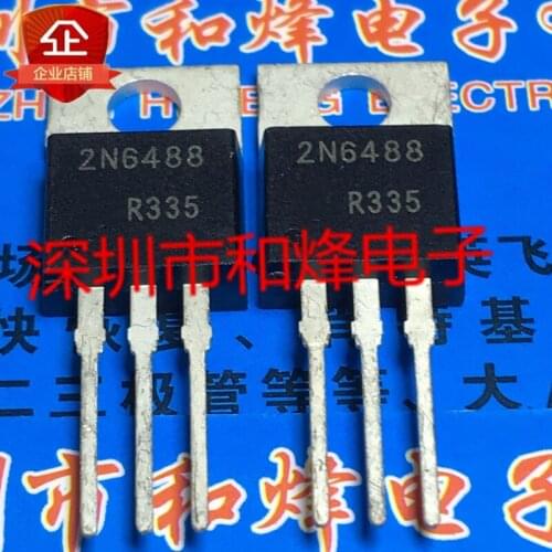 10PCS 2N6488 TO-220 80V 15A 100% New&original