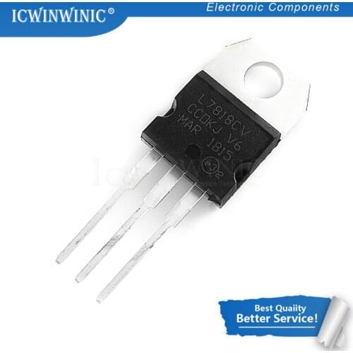 10piece L7818CV L7818 TO-220 TO220 7818 LM7818 MC7818 stabilivolt voltage-regulator tube New original In Stock