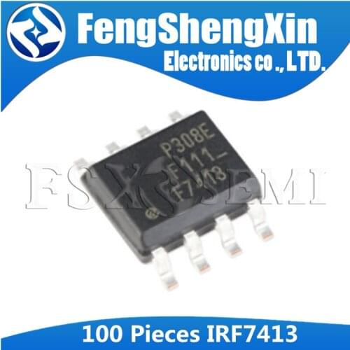100pcs/lot IRF7413TRPBF IRF7413 F7413 SOP-8 N-channel MOS IC
