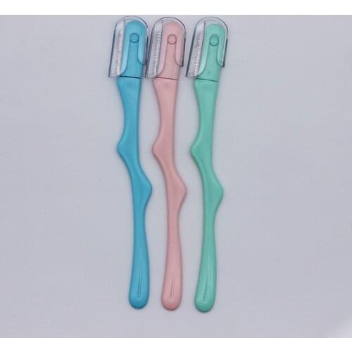 3Pcs/Set Facial Eyebrow Trimmer Armpit Hair Razor Beauty Face Eye Brow Shaper Shaver Stainless Steel Blades Makeup Tools