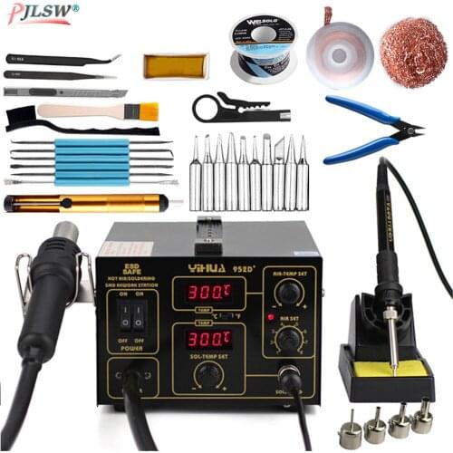 952D+Brushless Hot Air Soldering Warming Up Quickly With Imported Heater Element Hot Air Soldering Station