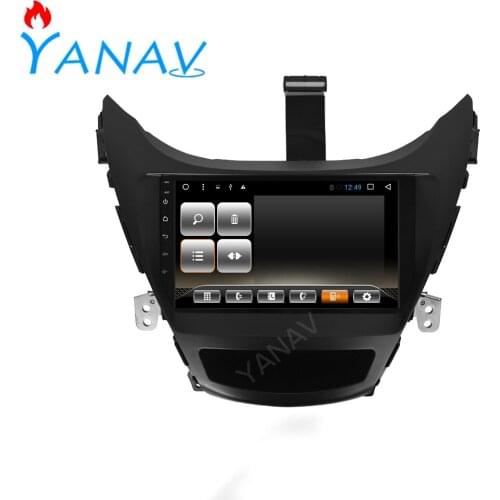Android Car Radio 2 DIN Stereo Receiver For-Hyundai EV Elantra 2012-2016 GPS Navigation Audio Video Multimedia Player HD Screen