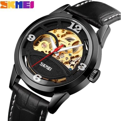 2021 Automatic Mechanical Watches Automatic Watch For Mens Fashion Hollow Dial MenLuminous Pointer Hour Clock Relogio Masculino
