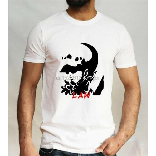 Trafalgar D Law T Shirt Luffy Heart Pirates One Piece New Anime Top Mens Unisex Customize Tee Shirt