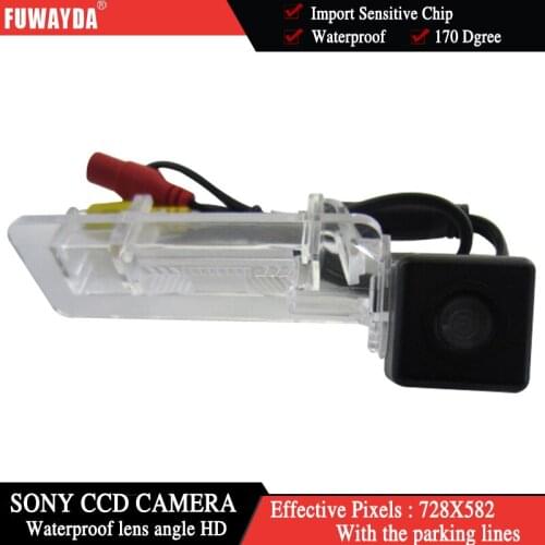 FUWAYDA SONY CCD SENSOR CHIP SPECIAL CAR REAR VIEW REVERSE BACKUP PARKING SAFETY CAMERA For Mercedes-Benz Smart WATERPROOF