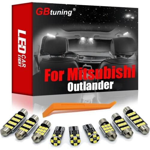 High Quality Canbus LED Interior Reading Room Light Kit For Mitsubishi Outlander 1 Xl 2 3 Car Dome Bulb Ceiling Lamp Accessories