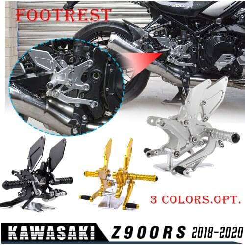 Z900RS Motorcycle Aluminum Adjustable Rearsets Foot Peg Footrest Foot rest Footpeg For 2018 2019 2020 Kawasaki Z 900RS Z 900 RS